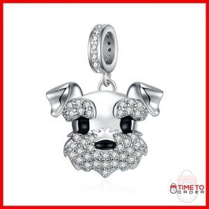 Sterling Silver Animal Charm Bracelet Gift for Women S925